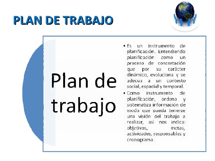 COMO ELABORAR PLANES DE TRABAJO como elaborar planes de trabajo: