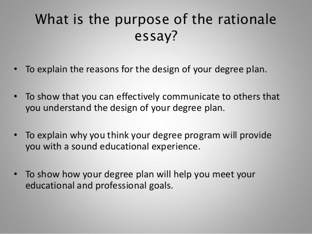 How to write a book rationale