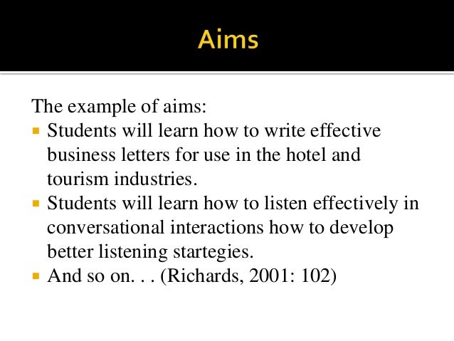 Me whether these are suitable aims and objectives for my thesis?