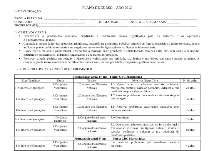 Curso superior de matematica
