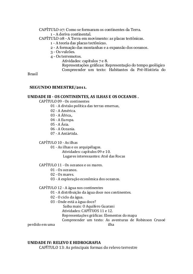 Curso superior de geografia