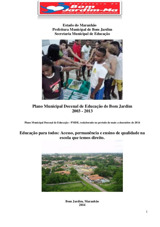 1Estado do MaranhãoPrefeitura Municipal de Bom JardimSecretaria 1Estado do MaranhãoPrefeitura Municipal de Bom JardimSecretaria
