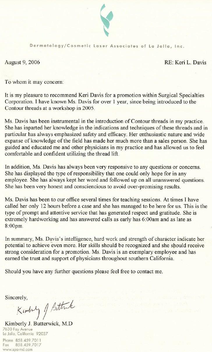 Recommendation Letter For Surgeon Sample Recommendation Letter For Surgeon Sample