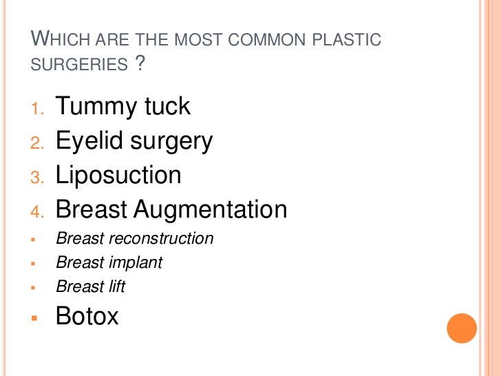 Plastic surgery essay