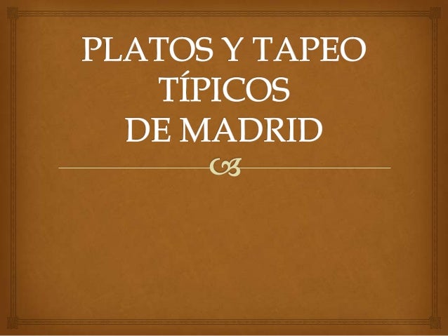 COMIDAS TRADICIONALES DE ESPANA comidas tradicionales de espana: