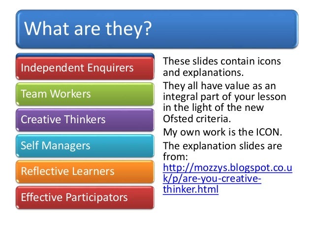 personal learning thinking skills And demonstrate their personal learning and thinking skills these skills, alongside functional skills in maths and english, are essential to success in learning, life and work, and help demonstrate to potential employers that the apprentice will be a successful employee. personal learning thinking skills And demonstrate their personal learning and thinking skills these skills, alongside functional skills in maths and english, are essential to success in learning, life and work, and help demonstrate to potential employers that the apprentice will be a successful employee.