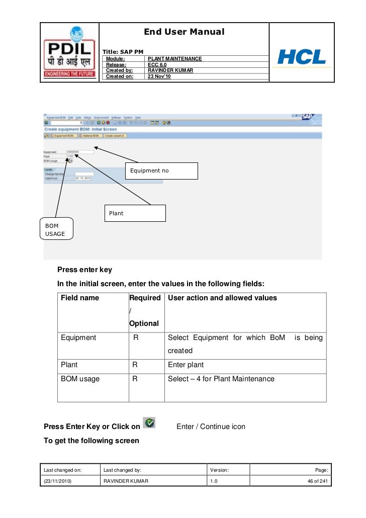 Sap Plant Maintenance Pdf