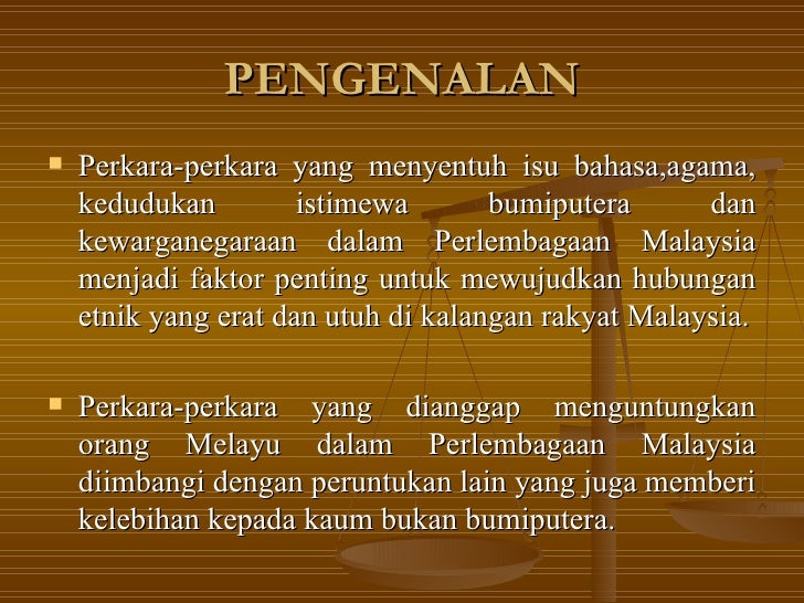 Kepentingan perlembagaan persekutuan