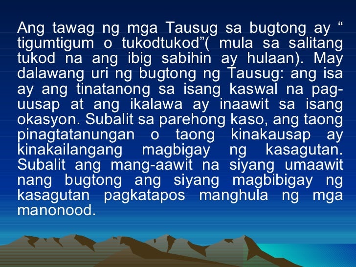 paniniwala ng mga tausug paniniwala ng mga tausug