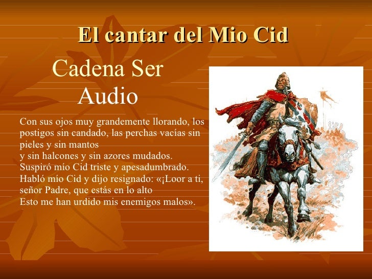 Poema De Mío Cid