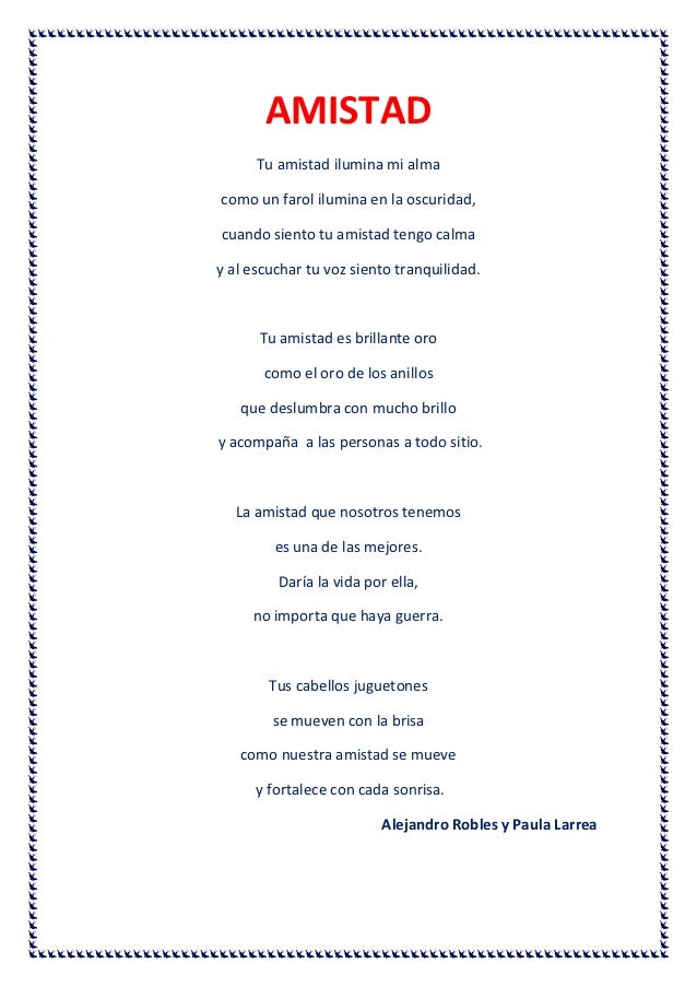 Imagenes De Amistad Autor Poemas de autor séptimo año Imagenes De Amistad Autor Poemas de autor séptimo año