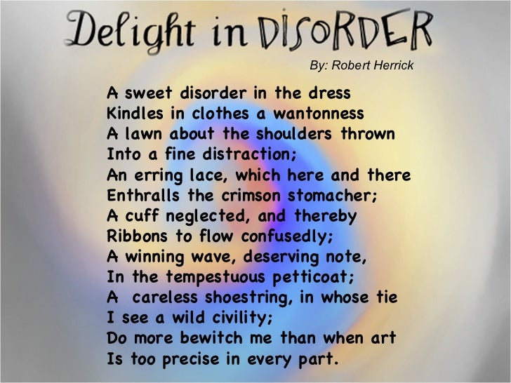 Robert Herrick analysis Robert Herrick analysis