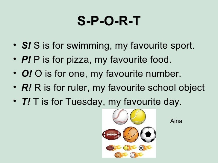 Acrostic Poems About Sports 39