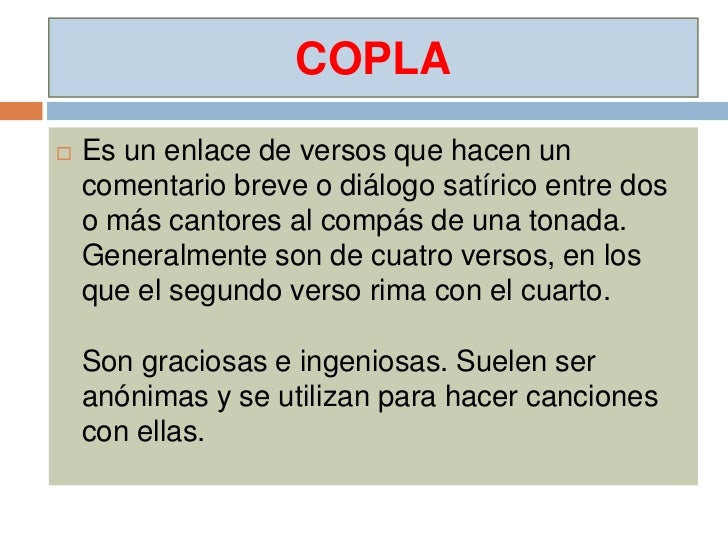Cual Es La Diferencia Entre Una Rima Y Una Copla lookingbackwoman.ca