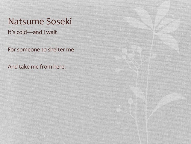Natsume Soseki poems Natsume Soseki poems