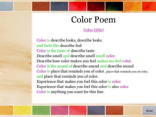 Color Poem Exles 28 Images Pin Color Poem Using Coloring Wallpapers Download Free Images Wallpaper [coloring837.blogspot.com]