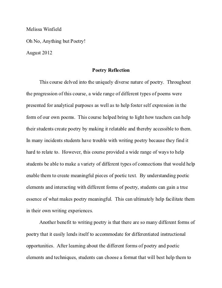 Reflective Essays - University Center for Writing-based Learning