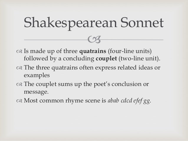 quatrain couplet poem example