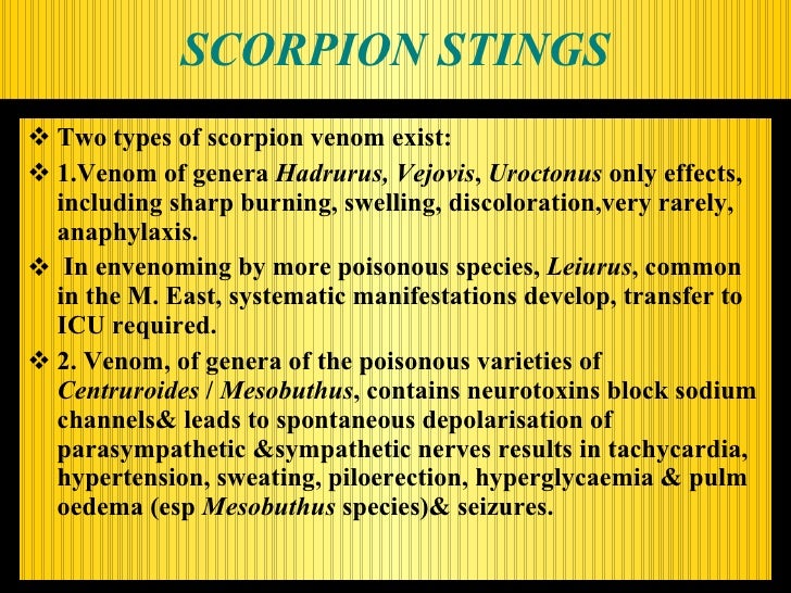 Poisoning Bites Stings Lec.