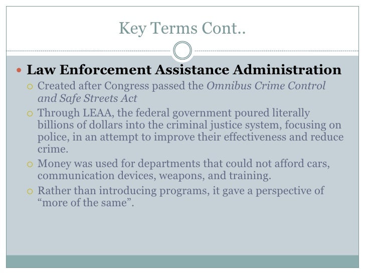 St Congress ( Crime, control, act