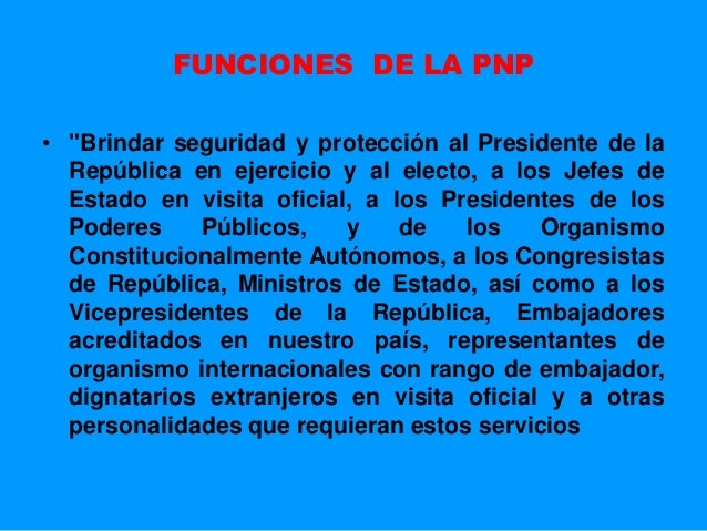Policia Nacional Del Peru Felix