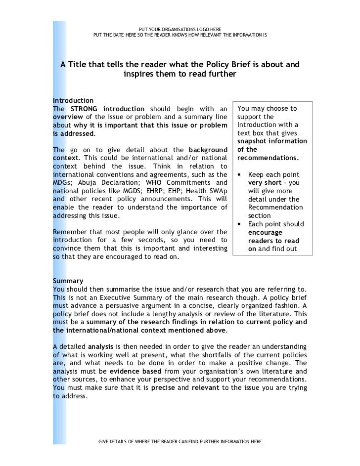 policy brief template doliquid policy brief template microsoft word