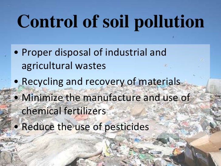 Essay On Soil Pollution