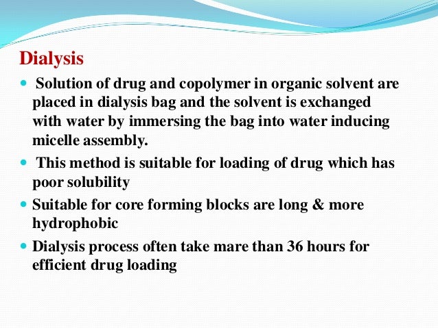 Dialysis Bag value