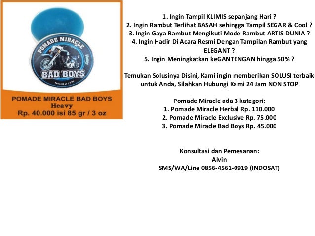 pomade terbarun terbagus di indonesia 085645610919 pomade terbarun terbagus di indonesia 085645610919
