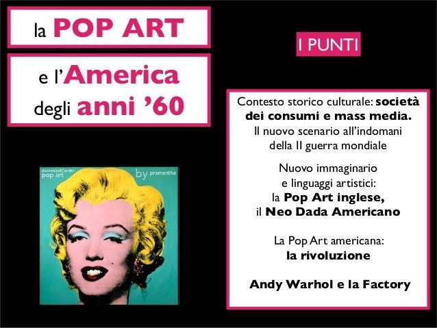 Tesina Di Terza Media Sulla Pop Art