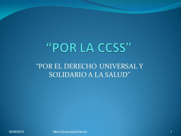 LEY CONSTITUTIVA DE LA CAJA COSTARRICENSE DE SEGURO SOCIAL ley constitutiva de la caja costarricense de seguro social: