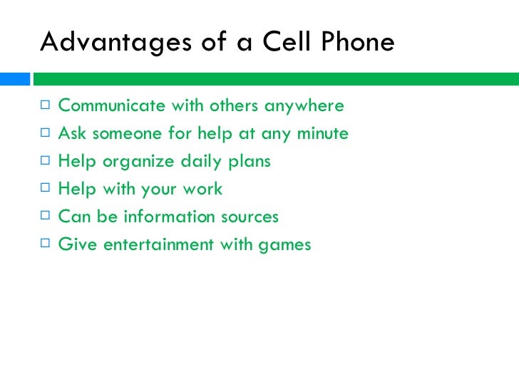 Cell Phone Powerpoint