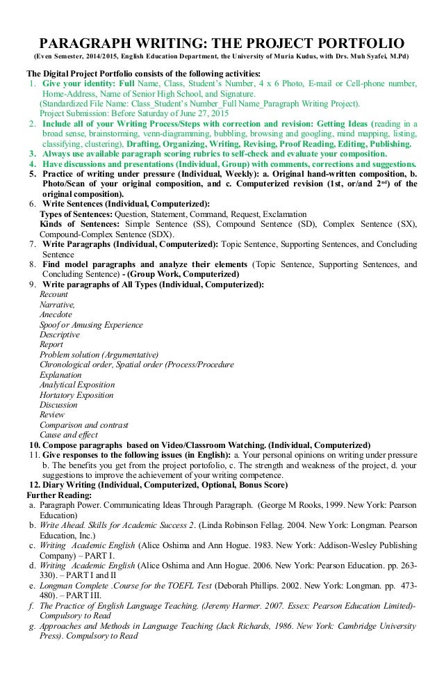 Conclusions - The Writing Center