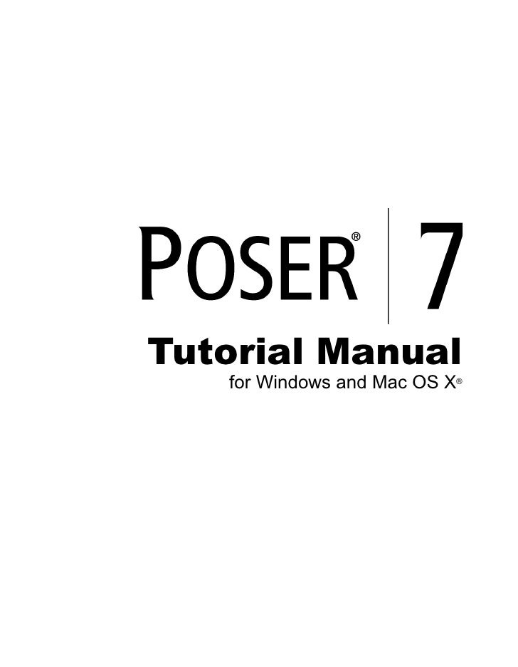 poser tutorial manual espaol