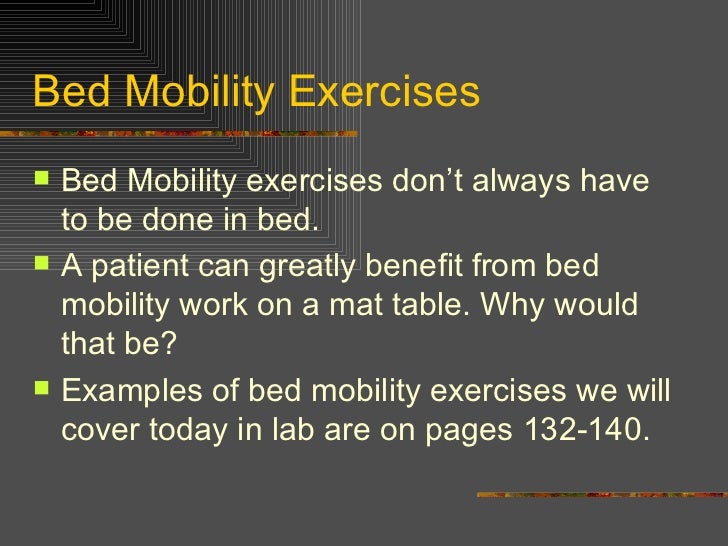 Positioning And Draping And Bed Mobility Power Point