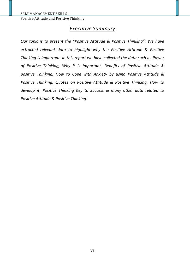 Personal Essay Samples For High School Having A Positive Attitude The Benefits Of Positive Thinking Computer Science Essay Topics also Essay With Thesis Statement Example Maintaining A Positive Attitude Essay How To Have A Positive Science Fair Essay
