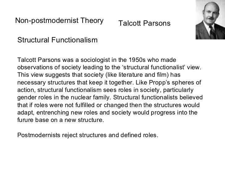 contribution of talcott parson to sociology Talcott parsons (1902 – 1979) is a well-known american sociologist who devoted most of his life to working on the faculty of harvard university. contribution of talcott parson to sociology Talcott parsons (1902 – 1979) is a well-known american sociologist who devoted most of his life to working on the faculty of harvard university.
