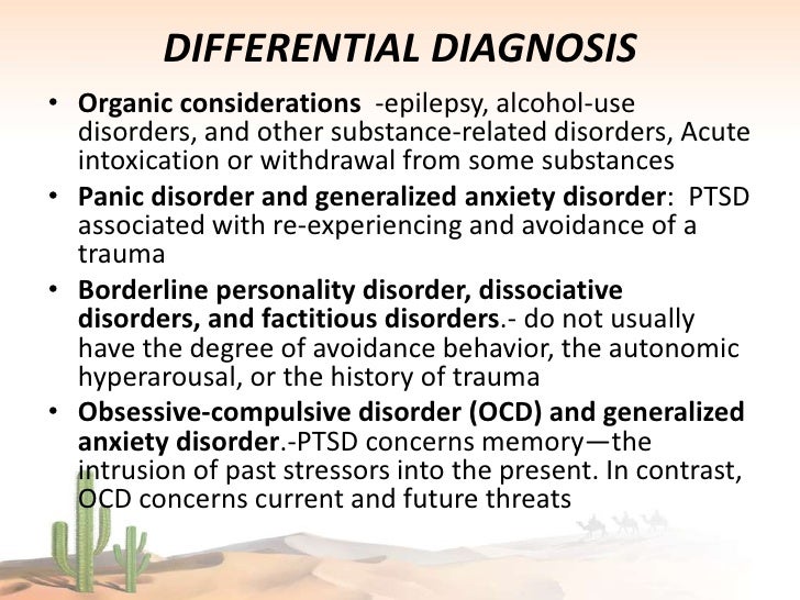Post traumatic stress disorderppt