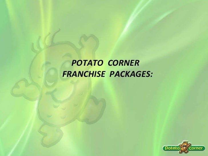 Potato Corner Franchise Packages
