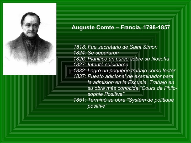 Power Point Sobre Auguste Comte Power Point Sobre Auguste Comte