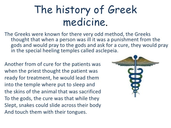 Power Point Greek Medicine