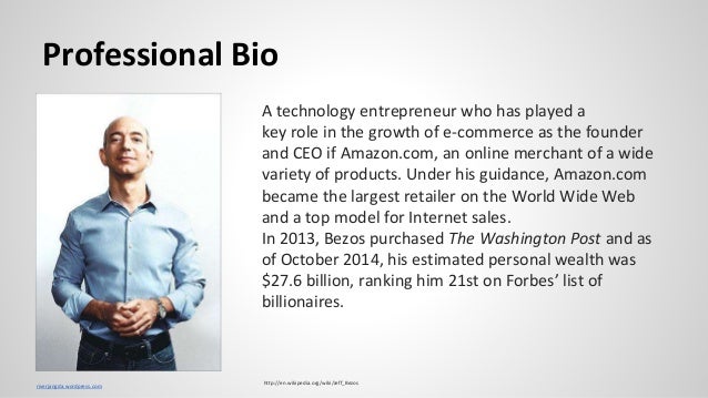 powerpoint biography 3 biography ppt