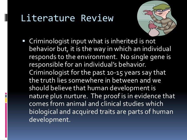Nature literature review image