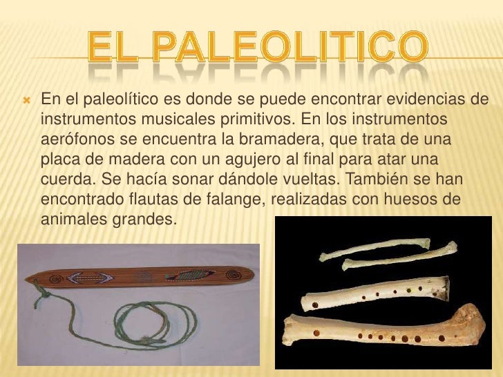 La música en la prehistoria