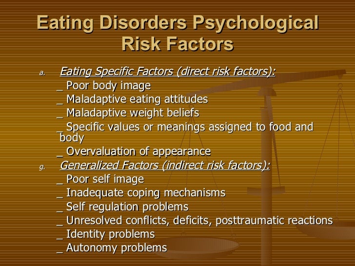 Power Point Presentation Eating Disorders