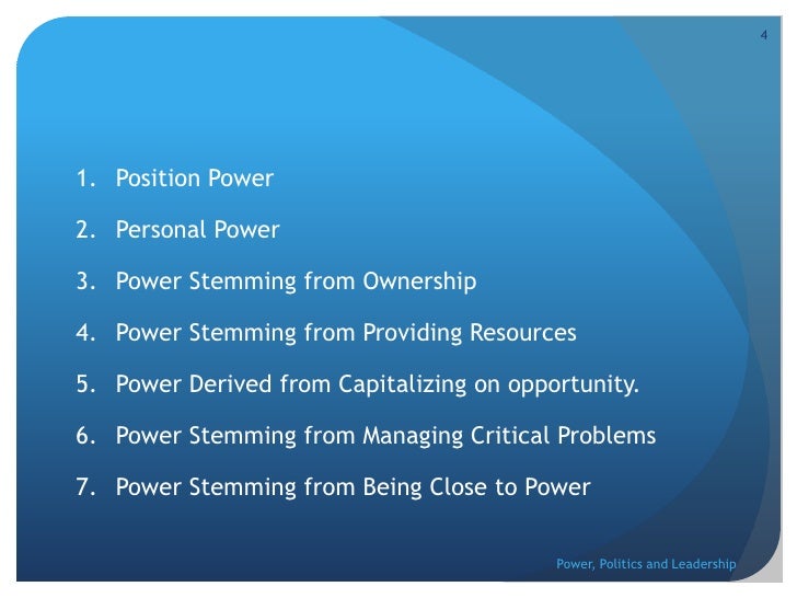 power in organisations power in organisations