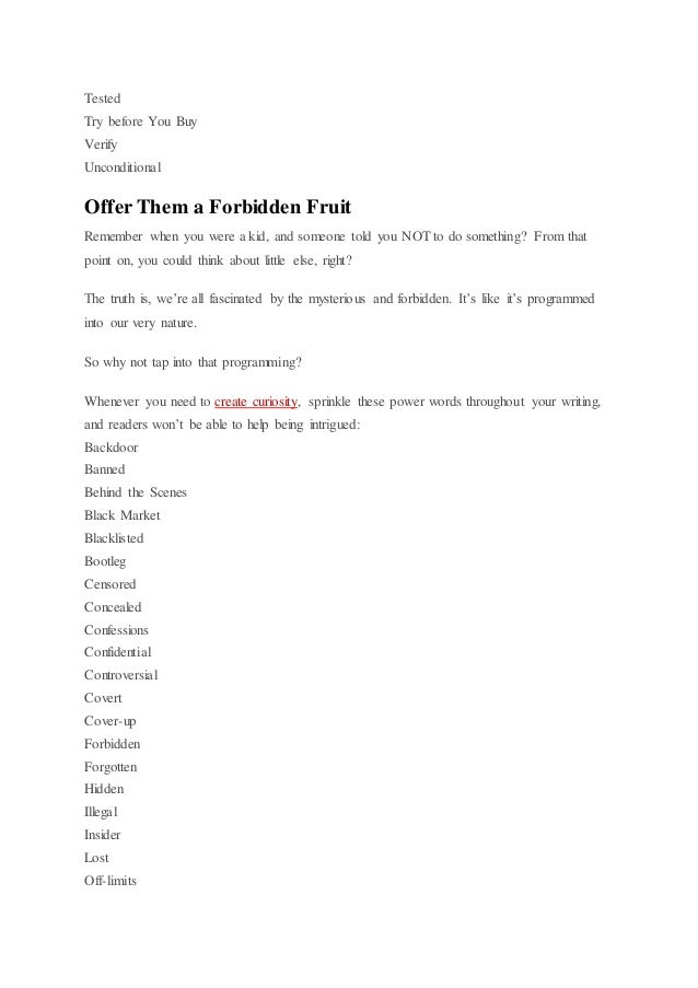 The power of words essay