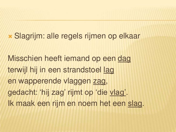 Poëzie in de klas ppt