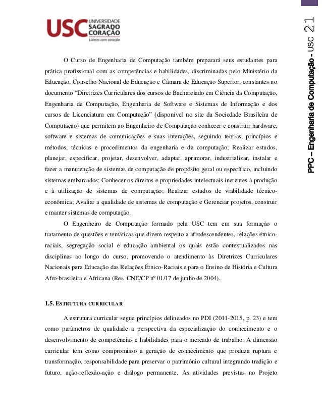 Cursos de engenharia da computacao