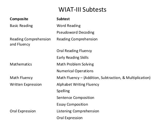 wiat iii essay composition description wiat iii essay composition description